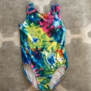 GK Elite Carly Patterson Rhinestone Leotard Sz L